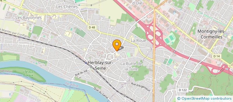 localisation de l'entreprise SCI 52 RUE DE PARIS HERBLAY  HERBLAY-SUR-SEINE