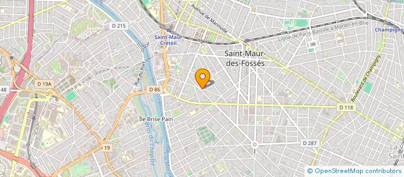 localisation de l'entreprise SCI 52 RUE DES ENTREPRENEURS à SAINT-MAUR-DES-FOSSES