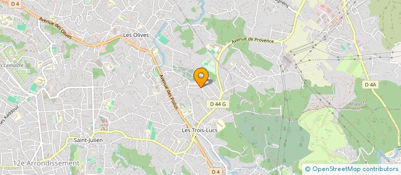 localisation de l'entreprise SCI 52 RUE GOUDARD à MARSEILLE