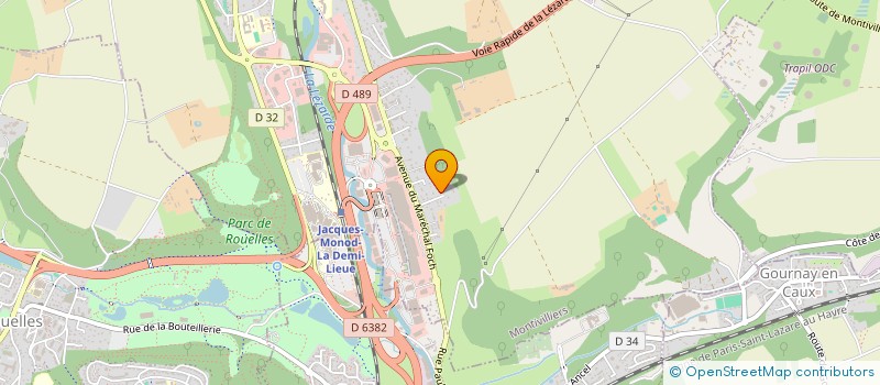 localisation de l'entreprise SCI 52 RUE JULES TELLIER  MONTIVILLIERS