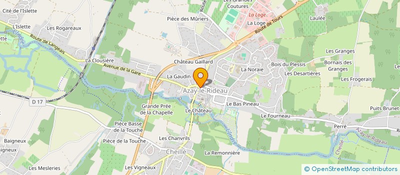 localisation de l'entreprise SCI 52 RUE ROGER SALENGRO à AZAY-LE-RIDEAU