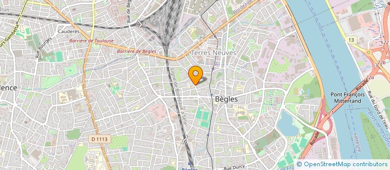 localisation de l'entreprise SCI 528 à BEGLES