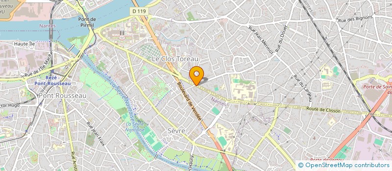 localisation de l'entreprise SCI 52B RTE DE CLISSON à NANTES