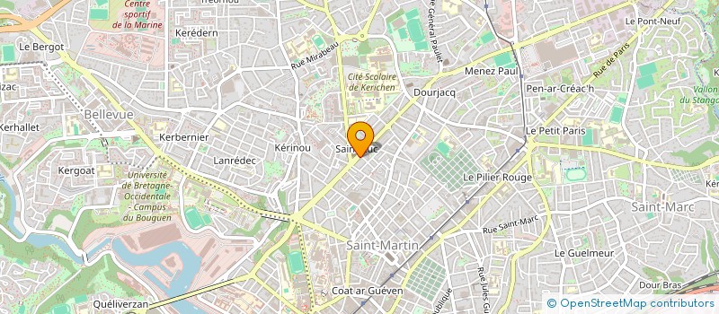 localisation de l'entreprise SCI 53 BD MONTAIGNE  BREST