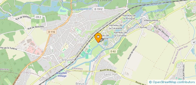 localisation de l'entreprise SCI 53 BELGROIX  BREUILLET