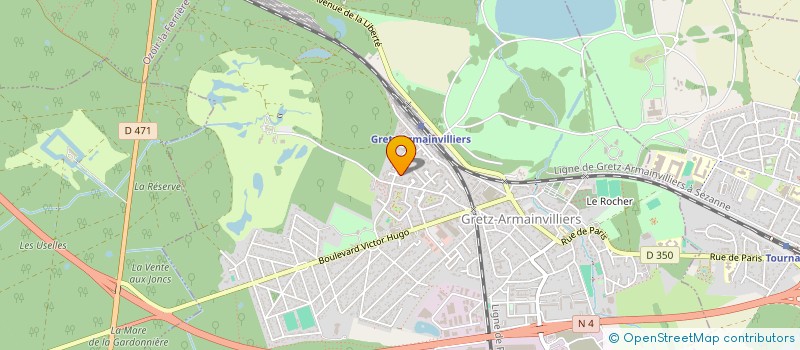 localisation de l'entreprise SCI 53 BIS ET CIE  GRETZ-ARMAINVILLIERS