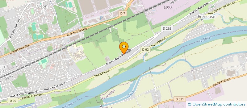 localisation de l'entreprise SCI 53 GEORGES D'AMBOISE  FRENEUSE