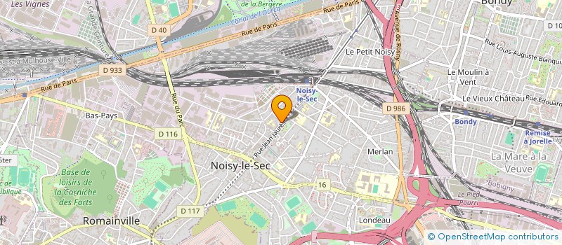 localisation de l'entreprise SCI 53 JEAN JAURES à NOISY-LE-SEC