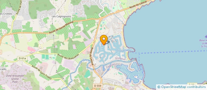 localisation de l'entreprise SCI 53 RUE DU FER A CHEVAL à GRIMAUD