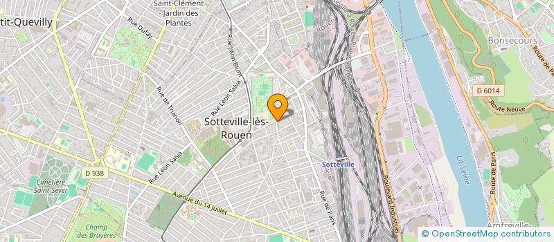 localisation de l'entreprise SCI 53 RUE RASPAIL à SOTTEVILLE-LES-ROUEN