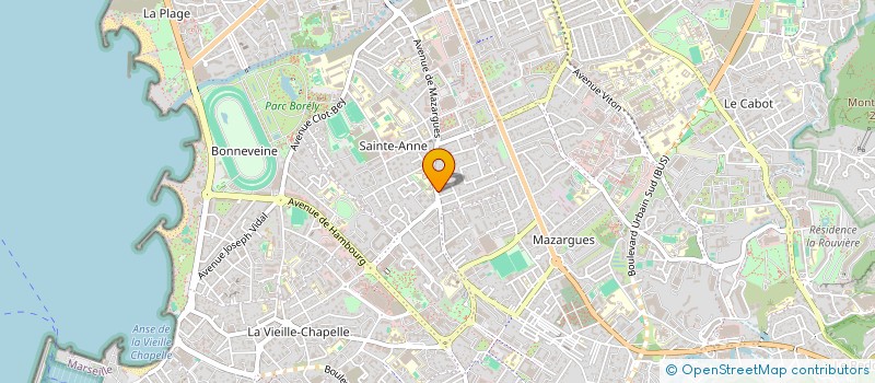 localisation de l'entreprise SCI 539 AV DE MAZARGUES à MARSEILLE