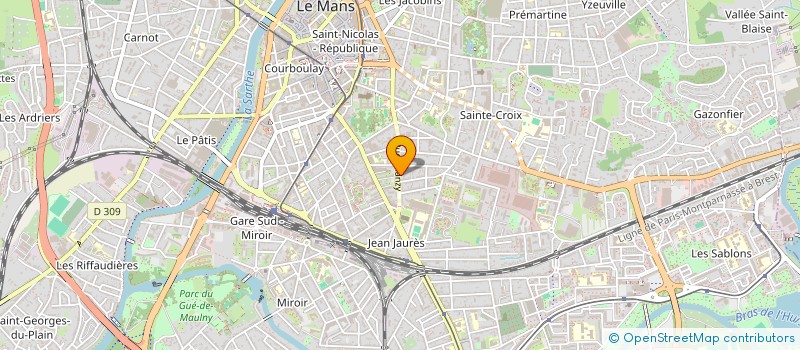 localisation de l'entreprise SCI 53BD EMILE ZOLA  LE MANS