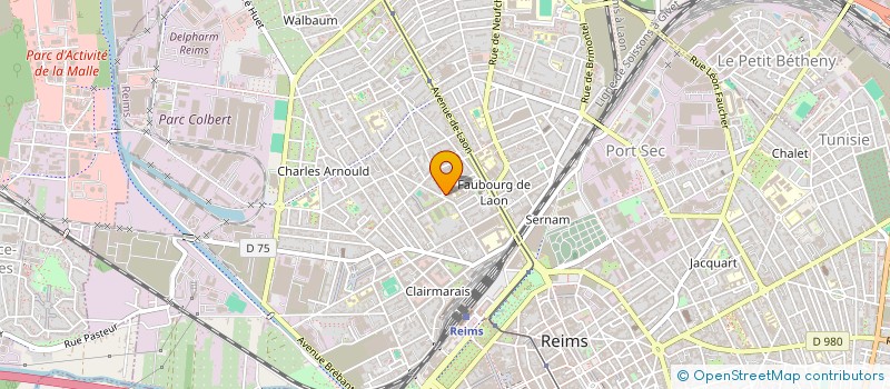 localisation de l'entreprise SCI 54 ANQUETIL  REIMS