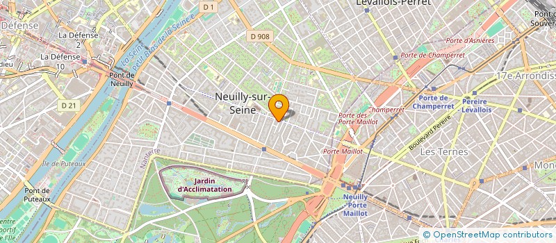 localisation de l'entreprise SCI 54 BRA à NEUILLY-SUR-SEINE