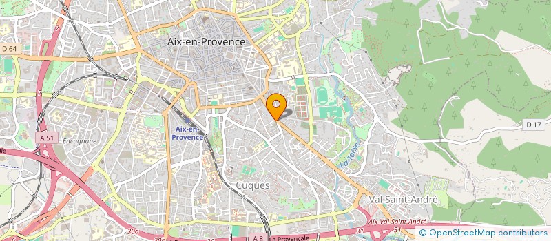 localisation de l'entreprise SCI 54 COURS GAMBETTA à AIX-EN-PROVENCE