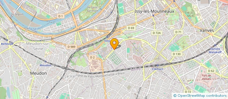 localisation de l'entreprise SCI 54 EGALITE à ISSY-LES-MOULINEAUX