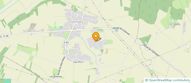 localisation de l'entreprise SCI 54 GRANDCLEMENT  TRAMOYES