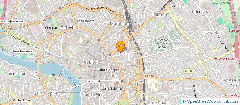 localisation de l'entreprise SCI 54 INDUSTRIE à TOULOUSE