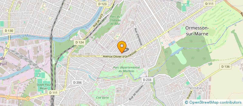 localisation de l'entreprise SCI 54 JEANNE  ORMESSON-SUR-MARNE