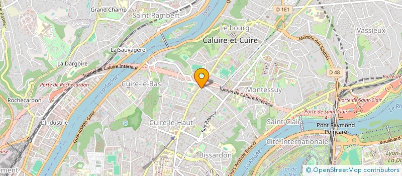 localisation de l'entreprise SCI 54 MARGNOLLES  CALUIRE-ET-CUIRE