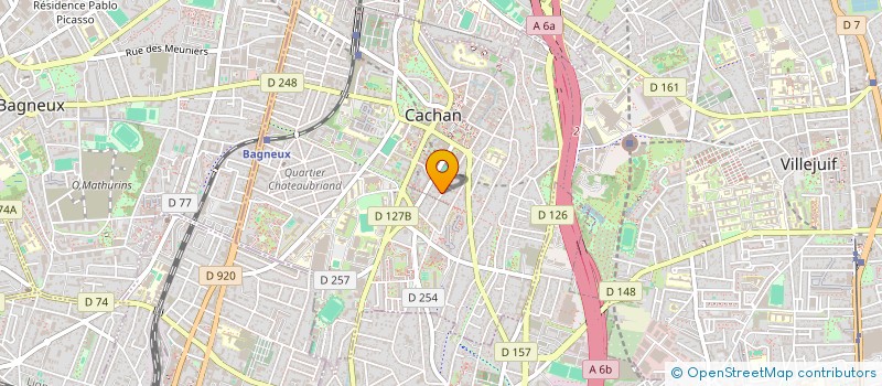 localisation de l'entreprise SCI 54 RUE DU PARC DE CACHAN  CACHAN