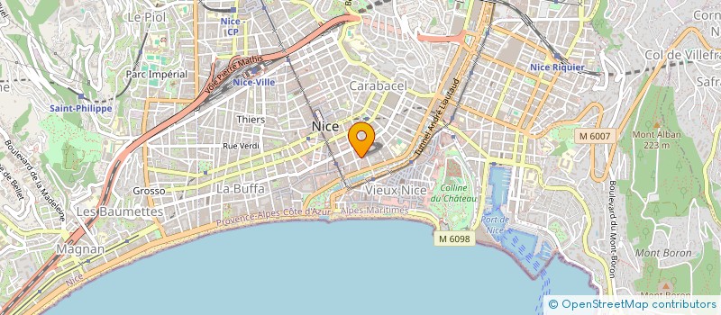 localisation de l'entreprise SCI 54 RUE GIOFFREDO à NICE