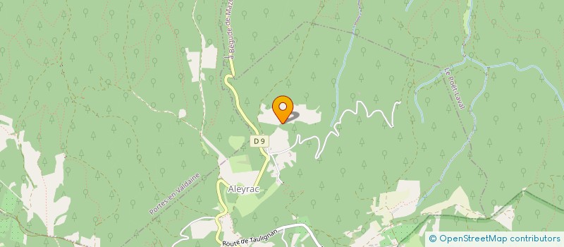 localisation de l'entreprise SCI 55  ALEYRAC