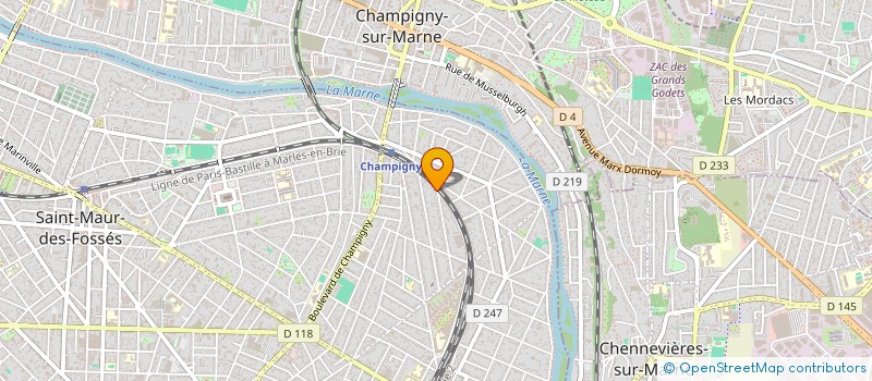 localisation de l'entreprise SCI 55 à SAINT-MAUR-DES-FOSSES