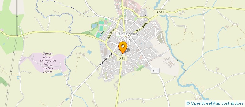 localisation de l'entreprise SCI 55  LE MAY-SUR-EVRE