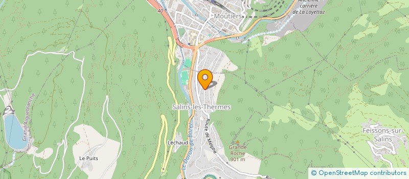 localisation de l'entreprise SCI 55 ALPES COLLECTION  SALINS-FONTAINE