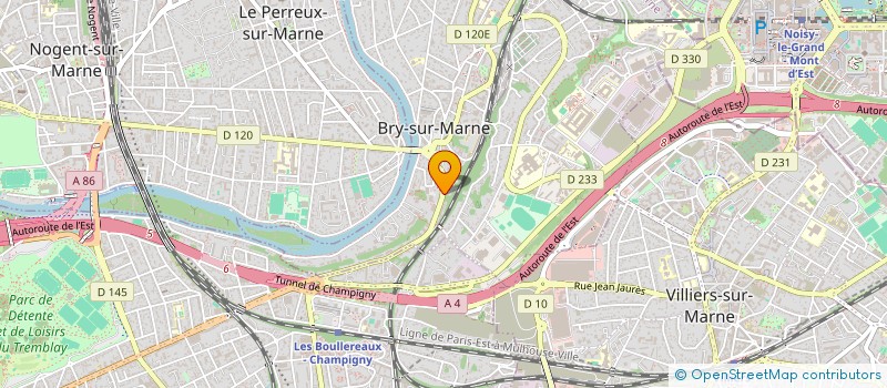 localisation de l'entreprise SCI 55 AV DU GAL LECLERC à BRY-SUR-MARNE
