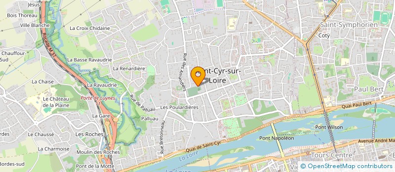 localisation de l'entreprise SCI 55 NATIONALE  SAINT-CYR-SUR-LOIRE