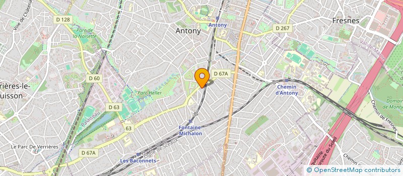 localisation de l'entreprise SCI 55 RUE JEAN MONNET à ANTONY