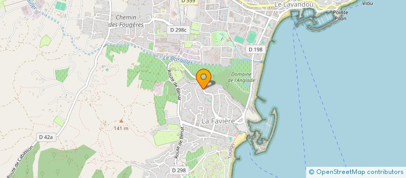 localisation de l'entreprise SCI 550 DES ILES D'OR  BORMES-LES-MIMOSAS