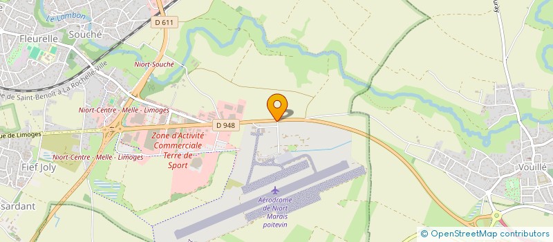 localisation de l'entreprise SCI 550B AVENUE DE LIMOGES  NIORT