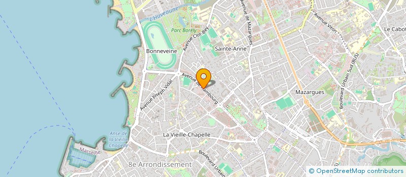 localisation de l'entreprise SCI 555 ST PIERRE  MARSEILLE