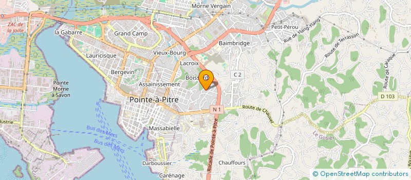 localisation de l'entreprise SCI 56 à LES ABYMES