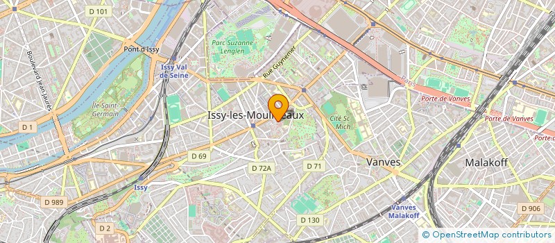 localisation de l'entreprise SCI 56 PIERRE GRENIER à ISSY-LES-MOULINEAUX
