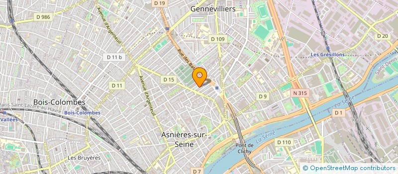 localisation de l'entreprise SCI 56 RUE DU DOCTEUR BLANCHE à ASNIERES-SUR-SEINE
