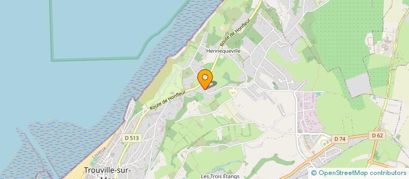 localisation de l'entreprise SCI 56 RUE GAMBETTA à TROUVILLE-SUR-MER