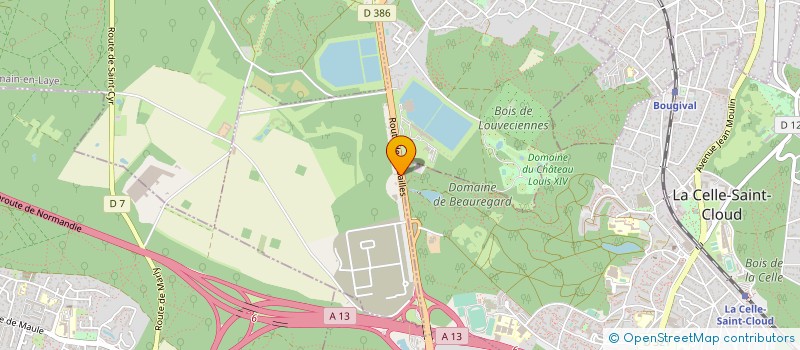 localisation de l'entreprise SCI 56RTE DE VERSAILLES  LOUVECIENNES