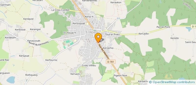 localisation de l'entreprise SCI 56VIANA  ERDEVEN