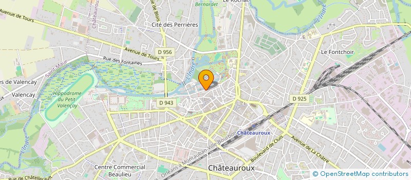 localisation de l'entreprise SCI 57 à CHATEAUROUX