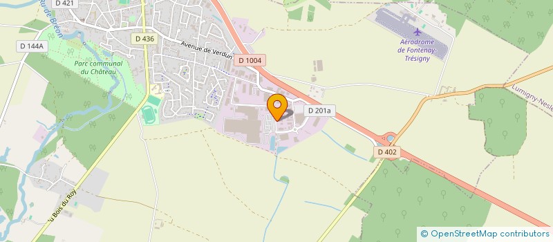 localisation de l'entreprise SCI 57 BIS MUSSELBURGH  FONTENAY-TRESIGNY