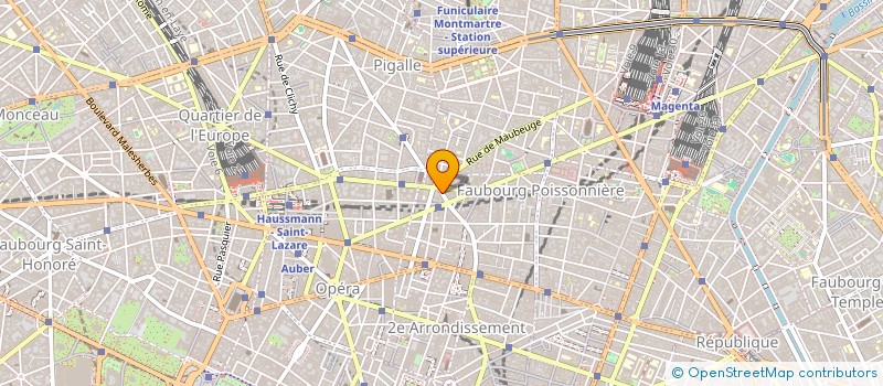 localisation de l'entreprise SCI 57 FAUBOURG MONTMARTRE  PARIS