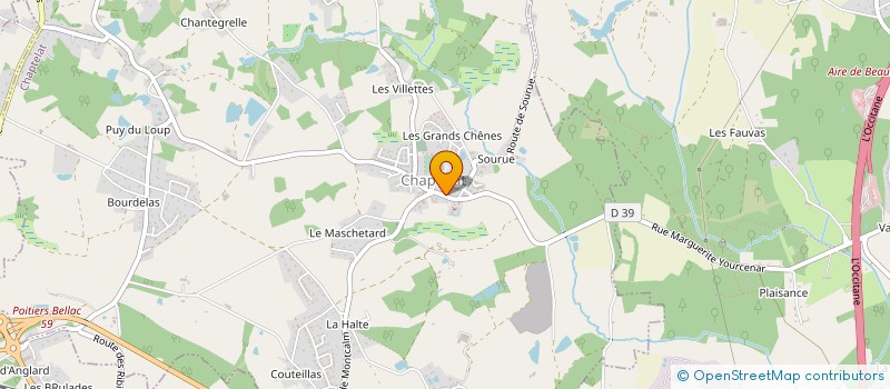 localisation de l'entreprise SCI 57 R SAINT ELOI à CHAPTELAT
