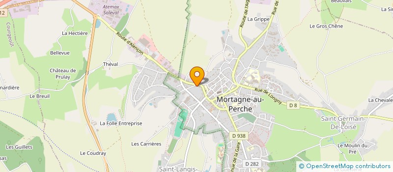 localisation de l'entreprise SCI 57 RUE DES DEPORTES à SAINT-LANGIS-LES-MORTAGNE