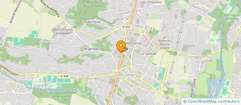 localisation de l'entreprise SCI 57A6  MONTLHERY