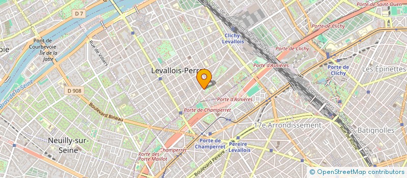 localisation de l'entreprise SCI 58 à LEVALLOIS-PERRET