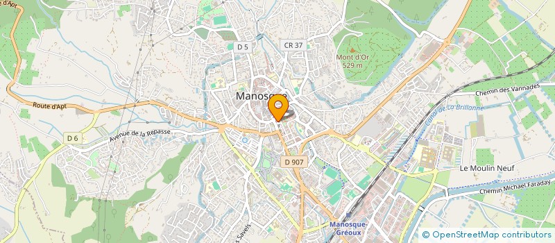 localisation de l'entreprise SCI 58 85 à MANOSQUE
